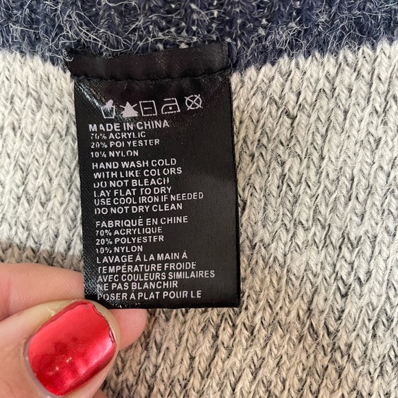 Anthropology Paper Crane Ethereal Wrap Vest Sleeveless Blue Taupe Reversible - Picture 7 of 8